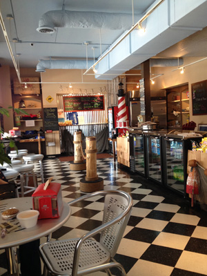 A look inside of Maine-ly reveals its unique setting.
