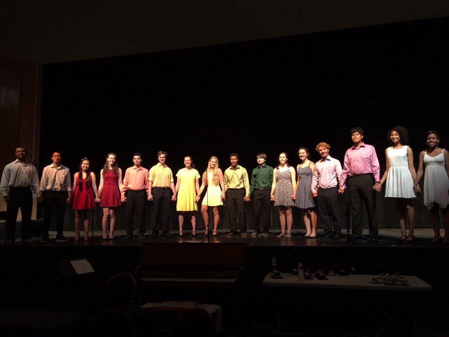 The 2015-16 choir pops out in their amazing performance.